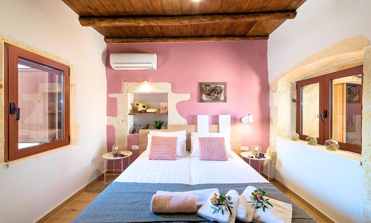 Cretan Lux Villa Heated Pool Gavalochori Eksteriør billede