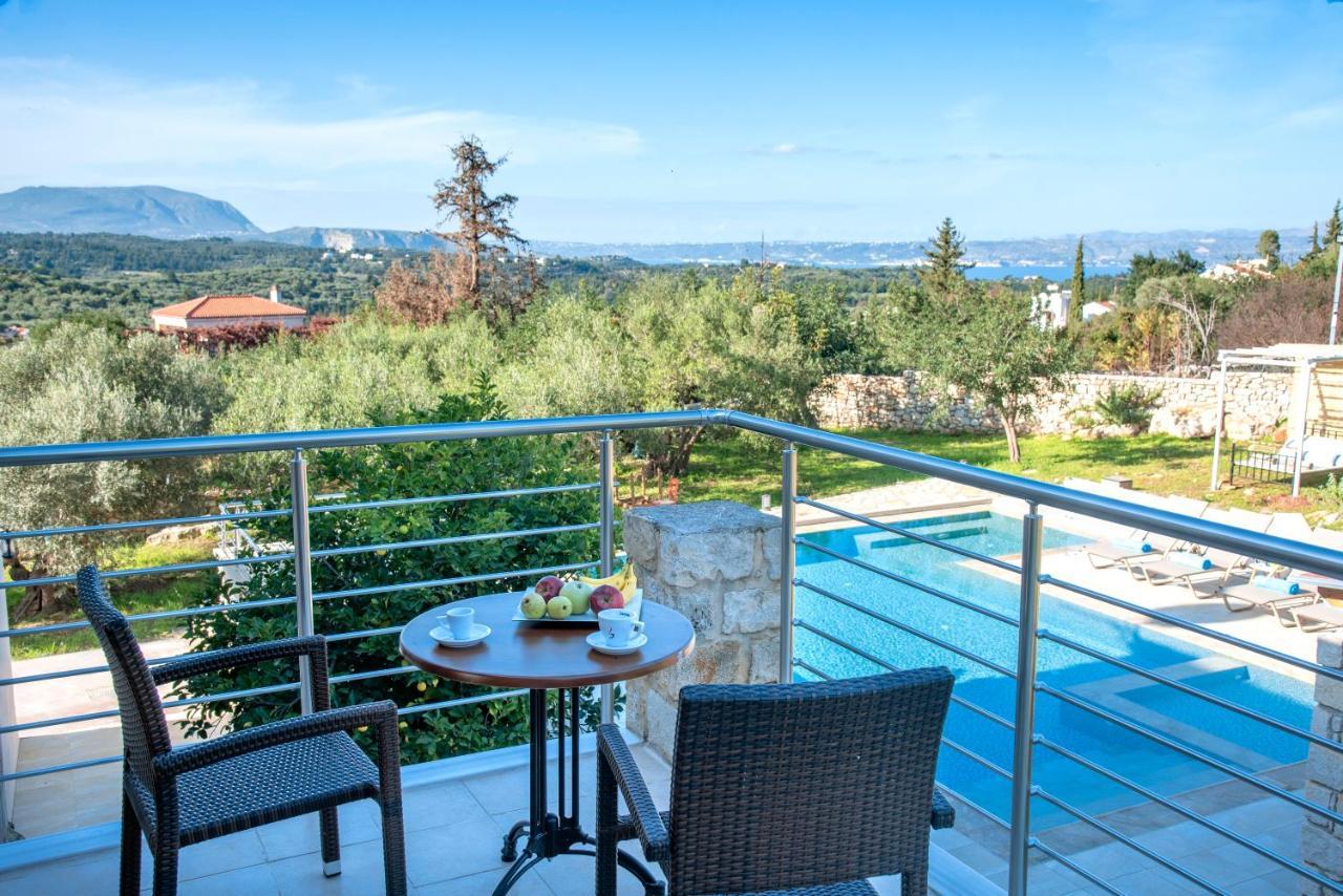 Cretan Lux Villa Heated Pool Gavalochori Eksteriør billede